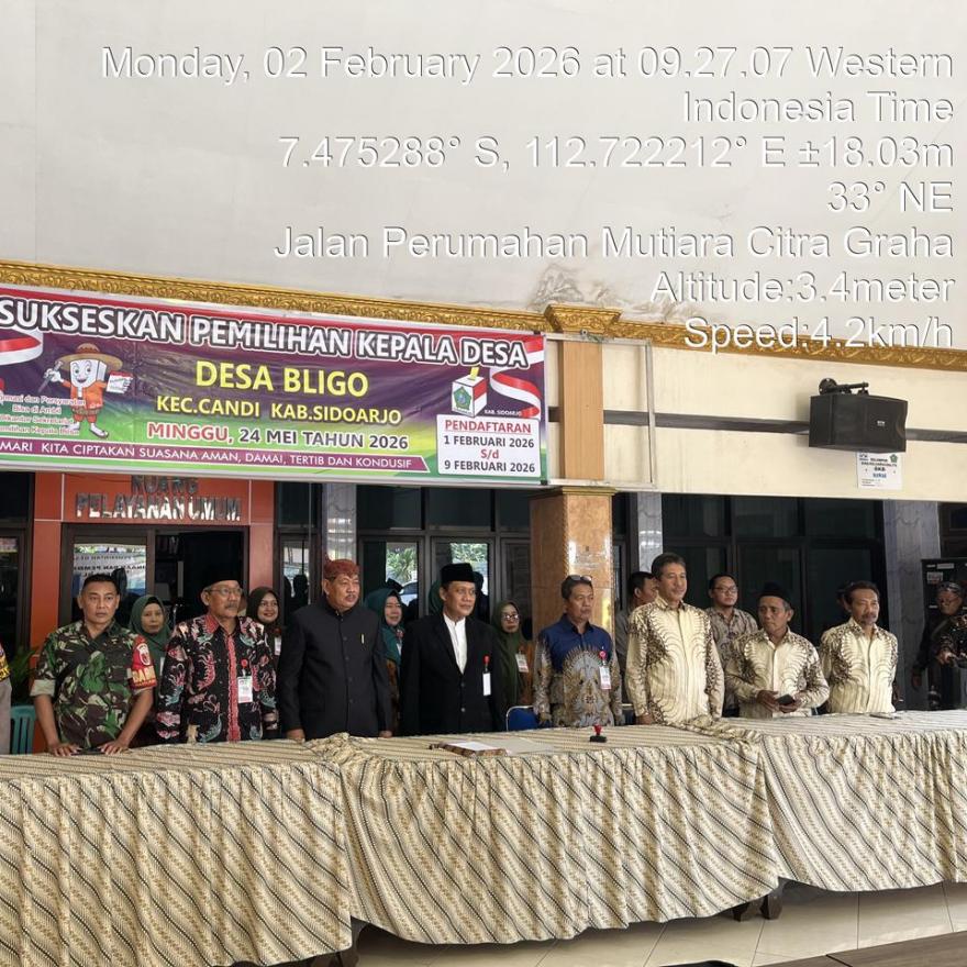 DIBUKA PENDAFTARAN BAKAL CALON KEPALA DESA BLIGO PERIODE 2026 - 2034